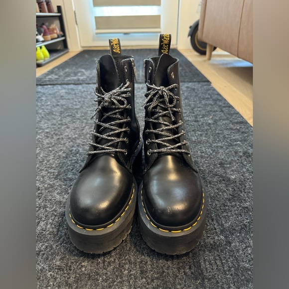 Dr. Martens Hello Kitty Jadon Leather Boots - Picture 6 of 14